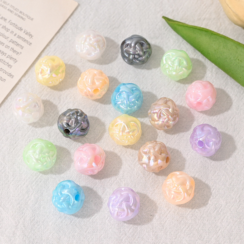 Phone Accessories Jewelry - 10개 아크릴 원사 볼 비즈, DIY