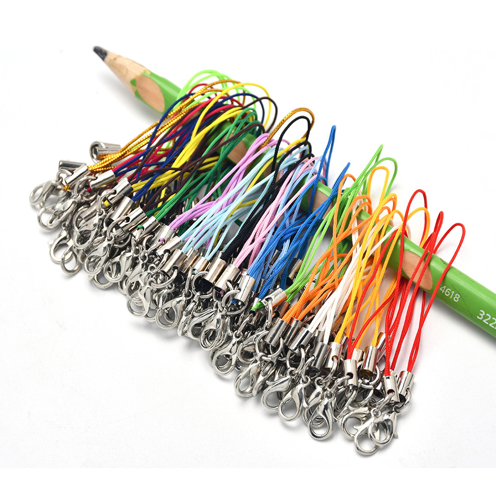 Phone Accessories Jewelry - 50개 혼합 색상 로브스터 클립 끈