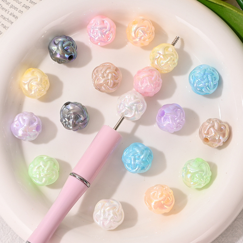 10개 아크릴 원사 볼 비즈, DIY 폰줄, 펜, 키체 - Phone Accessories Jewelry 리뷰 및 가격