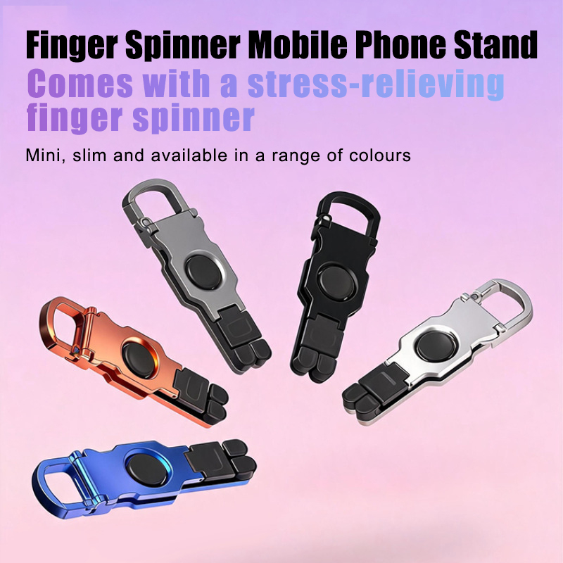 휴대용 핑거 스피너 폰 스탠드, 360도 회전 가능,  - Phone Accessories For Travel 리뷰 및 가격