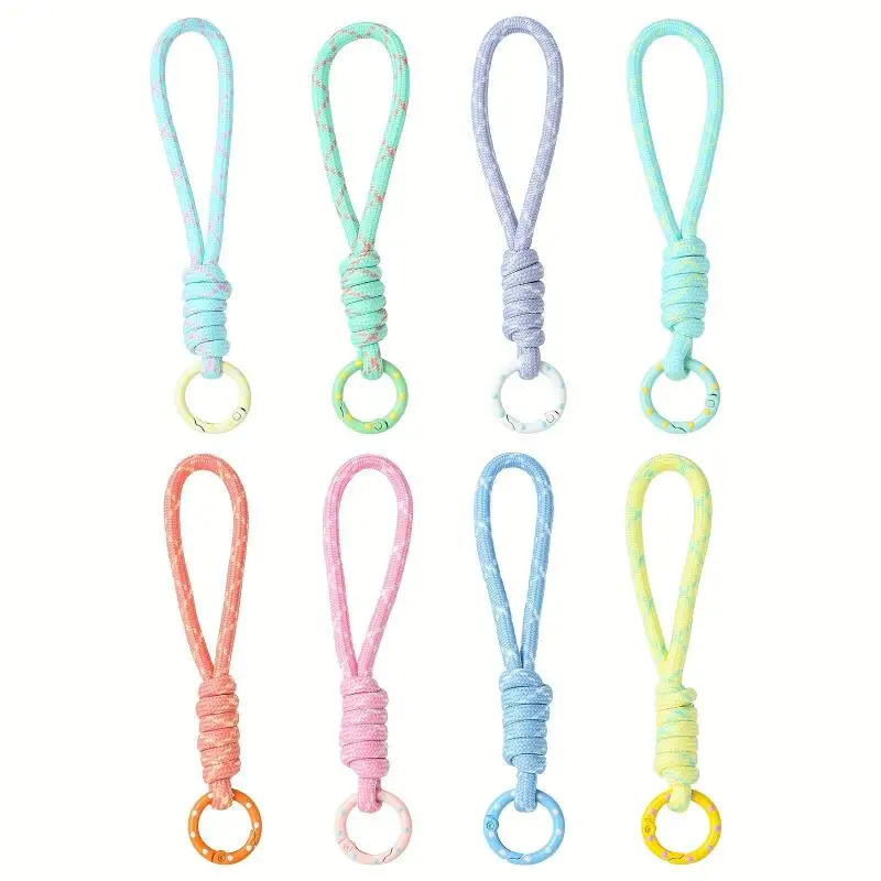 손으로 짠 휴대폰 줄, 분실 방지 매듭 로프 스트랩,  - Phone Accessories Jewelry 리뷰 및 가격