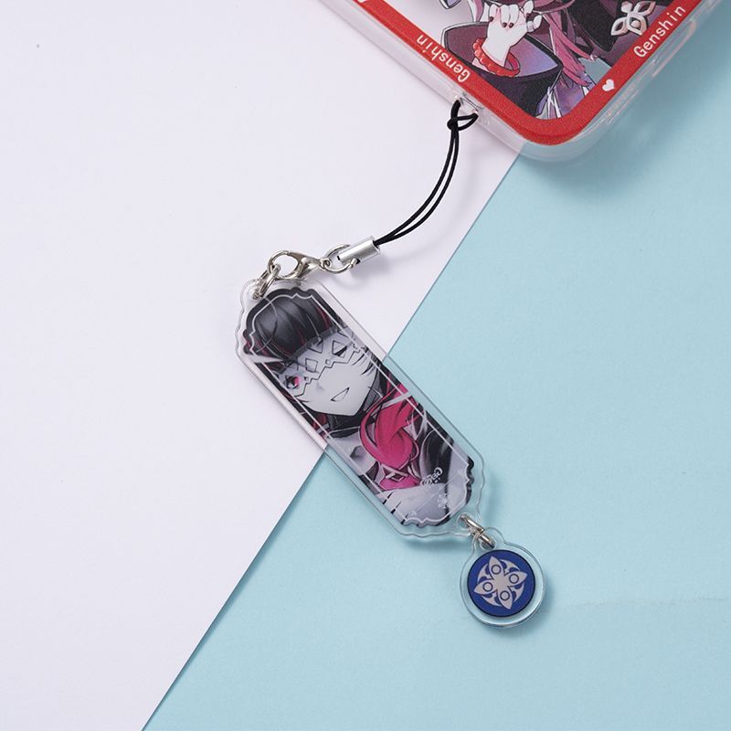 8pcs 애니메이션 키 체인 Genshin Impact - Phone Accessories Jewelry 리뷰 및 가격