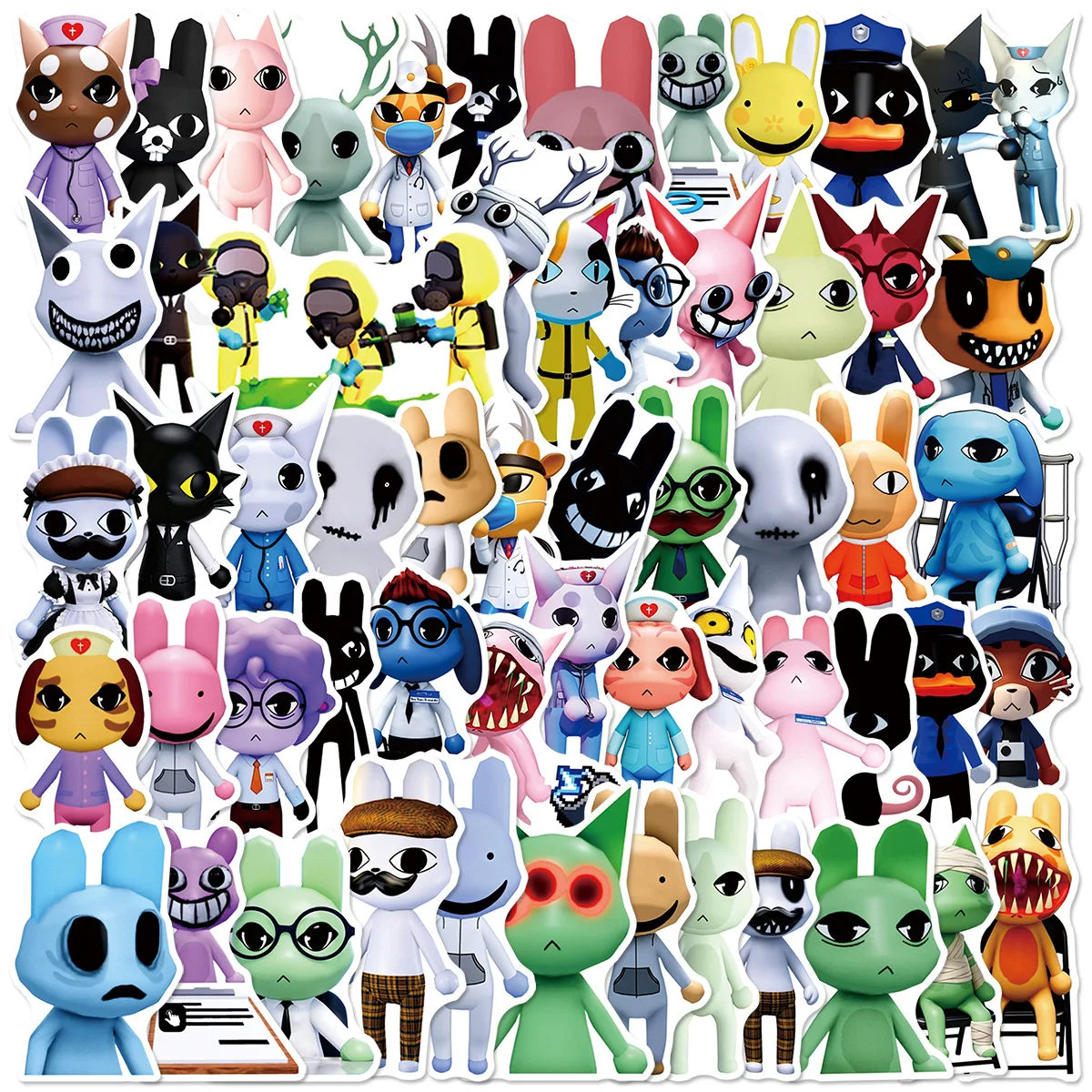 뜨거운 50PCS 공포 게임 동물병원 DIY 공포 스티 - Phone Accessories Supplier 리뷰 및 가격