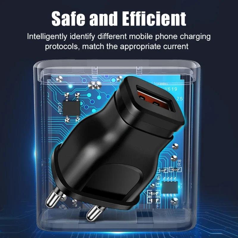 휴대용 USB 충전 어댑터 5V 1A 여행용 벽면 EU - Phone Accessories Supplier 리뷰 및 가격