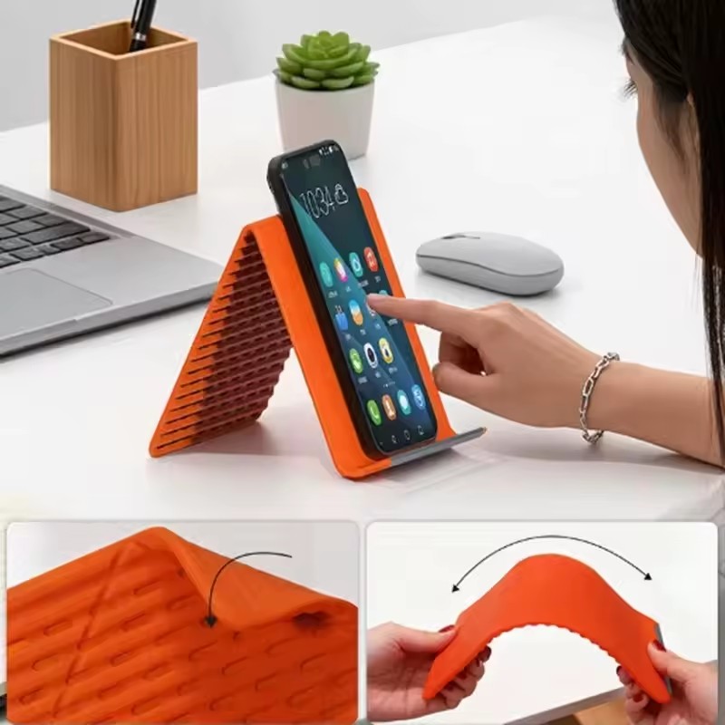 휴대용 실리콘 폰/태블릿/노트북 거치대, 창의적인 접이 - Phone Accessories For Travel 리뷰 및 가격